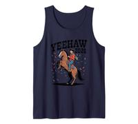 Cowboy on Rearing Horse Western Chinese New Year Tank Top