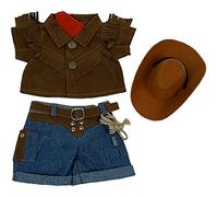 Cowboy Outfit fits Webkinz, Shining Star and 8" - 10" Make Your Own Stuffed Animals