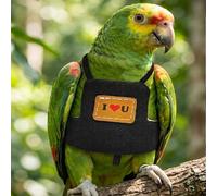 Cowboy Parrot Flying Harness Comfortable Safety Bird Harness Vest Small Medium Parakeet Outdoor Flying Training Rope Leash