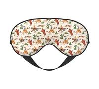 Cowboy Ride Horse Printing All-Occasion Sleep Eye Mask with Double Sides Adjustable Strap Perfect for Shifts & Travel