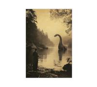 Cowboy Riding A Dinosaur Poster Wall Decor Animal Wall Decals Funny Family Hilarious Ancestors (3)