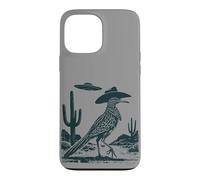 Cowboy Roadrunner UFO Desert Southwest Western Bird Art Case for iPhone 13 Pro Max
