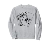 Cowboy Rodeo Playing Cards Western Cowboys Sweatshirt
