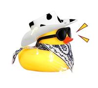 Cowboy Rubber Duck - 5.5x4.5cm Rubber, Funny Bath Toy, Car Dashboard Ornament | Perfect For Kids Pool Shower Birthday Party Favor Gift Bag Filler Fun Game Decoration Photo Prop