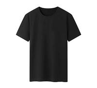 Cowboy Shirts for Men Neck Short Sleeve T Shirt Tops Mens Black Shirt (Black, XXXXXL)