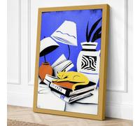 Cowboy Still Life Retro Canvas Wall Art Print 18x12 Inch