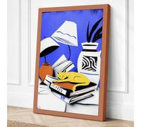 Cowboy Still Life Retro Canvas Wall Art Print 24x16 Inch