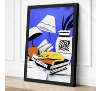 Cowboy Still Life Retro Canvas Wall Art Print 24x16 Inch
