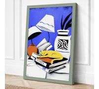 Cowboy Still Life Retro Canvas Wall Art Print 30x20 Inch