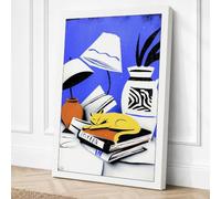 Cowboy Still Life Retro Canvas Wall Art Print 36x24 Inch