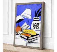 Cowboy Still Life Retro Canvas Wall Art Print 36x24 Inch (91 x 61 cm)