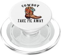 Cowboy Take Me Away Shirts For Women Cowgirl Country Music PopSockets PopGrip for MagSafe
