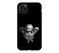 Cowboy Tarsier Portrait Vintage Western Animal Wild West Case for iPhone 11 Pro Max
