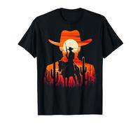 Cowboy Texas Rodeo Bull Western Cowboy Hat Wild West T-Shirt