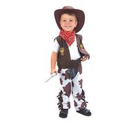 Brown Cowboy Toddler Costume Set - Adorable Design, Perfect for Dress-Up Parties, Historical, Holidays, Playtime, & Themed Events Halloween Halloween