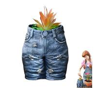 Cowboy Trouser Pots - and Stylish Pot, Lightweight Durable Material, Unique Decorative Design, Fun Stand | Tank
