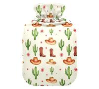 Cowboy Western Boot Hat SantaHot Water Bag for Neck Pain Relief | bolsa caliente para cólicos