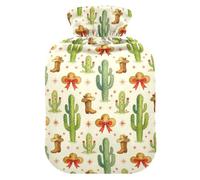 Cowboy Western Boot Hat SantaHot Water Bottle for Hot and Cold Water Bottle | bolsa caliente para dolor de espalda