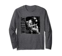 Cowboy Whittling Wood, Dark Western Art Outfit Long Sleeve T-Shirt