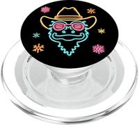 Cowboy Yak Face Sunglasses Winter Western Graphic Pink Cool PopSockets PopGrip for MagSafe