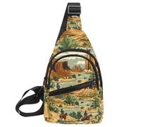 Cowboys (3) Sling Side, Crossbody Backpack