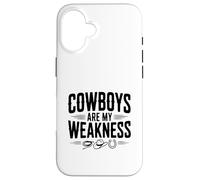 Cowboys Are My Weakness Vintage Western Case for iPhone 16