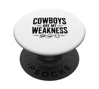 Cowboys Are My Weakness Vintage Western PopSockets Adhesive PopGrip