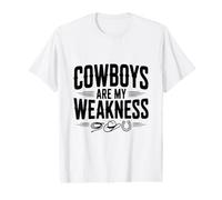 Cowboys are My Weakness Vintage Western Value Graphic T-Shirt