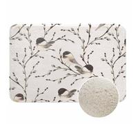 Cowboys Bath Mats for Bathroom Wild West Desert Lanscape Silhouette Prairie Hill Floor Bath Rugs Machine Washable Bathmat Carpet Rug Room Decor for Shower Floor 20 X 31 in Mat