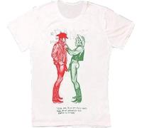 Cowboys Naked Worn by Sid Vicious Gay Retro Vintage Hipster Men T Shirt White