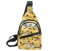 Cowboys Small Crossbody Sling Backpack Bag for Women Men