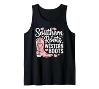 Cowgirl Boots and Rodeo Life Horse Lover Western Vibes Tank Top