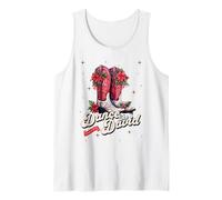 Cowgirl Boots Religious Christian Dance Like David Bible Tank Top