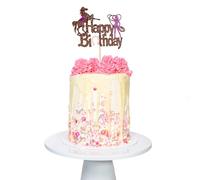 Cowgirl Cake Topper，Western Horse Birthday Cake Decoration for Baby Shower, Girls & Women Parties Cowgirl Themed Party Supplies