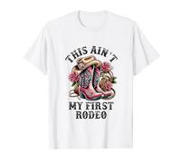 Cowgirl Country Girls Woman Kids This Aint My First Rodeo T-Shirt