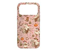 Cowgirl Ghost Western Horse Skeleton Pumpkin Floral Cactus Case for iPhone 17 Pro Max