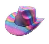 Cowgirl Hat With Enchanting Rainbow Wedding Bridal Shower Holiday Rainbow Bride To Be Photo Props Birthday Cowgirl Hat For Girls