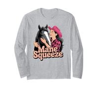 Cowgirl Horse Lover Equestrian Horseback Riding Rodeo Long Sleeve T-Shirt