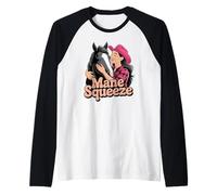 Cowgirl Horse Lover Equestrian Horseback Riding Rodeo Raglan Baseball Tee