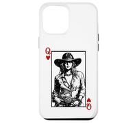 Cowgirl Queen of Hearts Western Playing Card Case for iPhone 12 Pro Max
