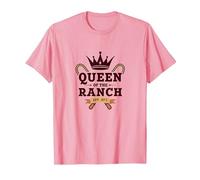 Cowgirl Queen of The Ranch Western Royalty Est. 1873 T-Shirt, Men, Pink, XXL