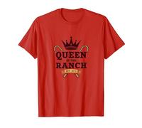 Cowgirl Queen of The Ranch Western Royalty Est. 1873 T-Shirt, Men, Red, M