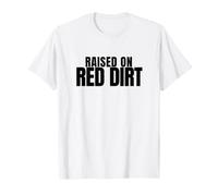 Cowgirl - Raised On Red Dirt - Southern Girl T-Shirt