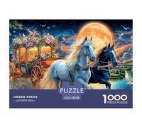 Cowgirl RideHerculean Jigsaw Puzzles for Adults A 1000-Piece (Advanced) Epic of Impossible, Hard, And Difficult Challenging Puzzle Games - The Supreme Gift for Puzzle-Loving Adults And Kids Age 12 Ye