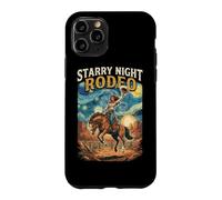 Cowgirl Starry Night Rodeo Western Equestrian Case for iPhone 11 Pro