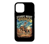 Cowgirl Starry Night Rodeo Western Equestrian Case for iPhone 12 mini