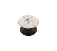Cowgirl Surf Club Western Surfer Waves Horses Rodeo PopSockets Adhesive PopGrip