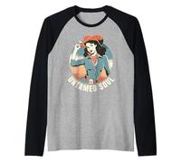 Cowgirl. Untamed Soul. Wild by Nature. Raglan Baseball Tee