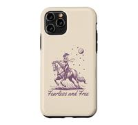Cowgirl Vintage Western Retro Fearless and Free Purple Case for iPhone 11 Pro