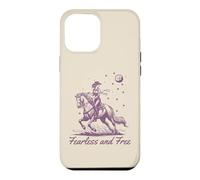 Cowgirl Vintage Western Retro Fearless and Free Purple Case for iPhone 12 Pro Max
